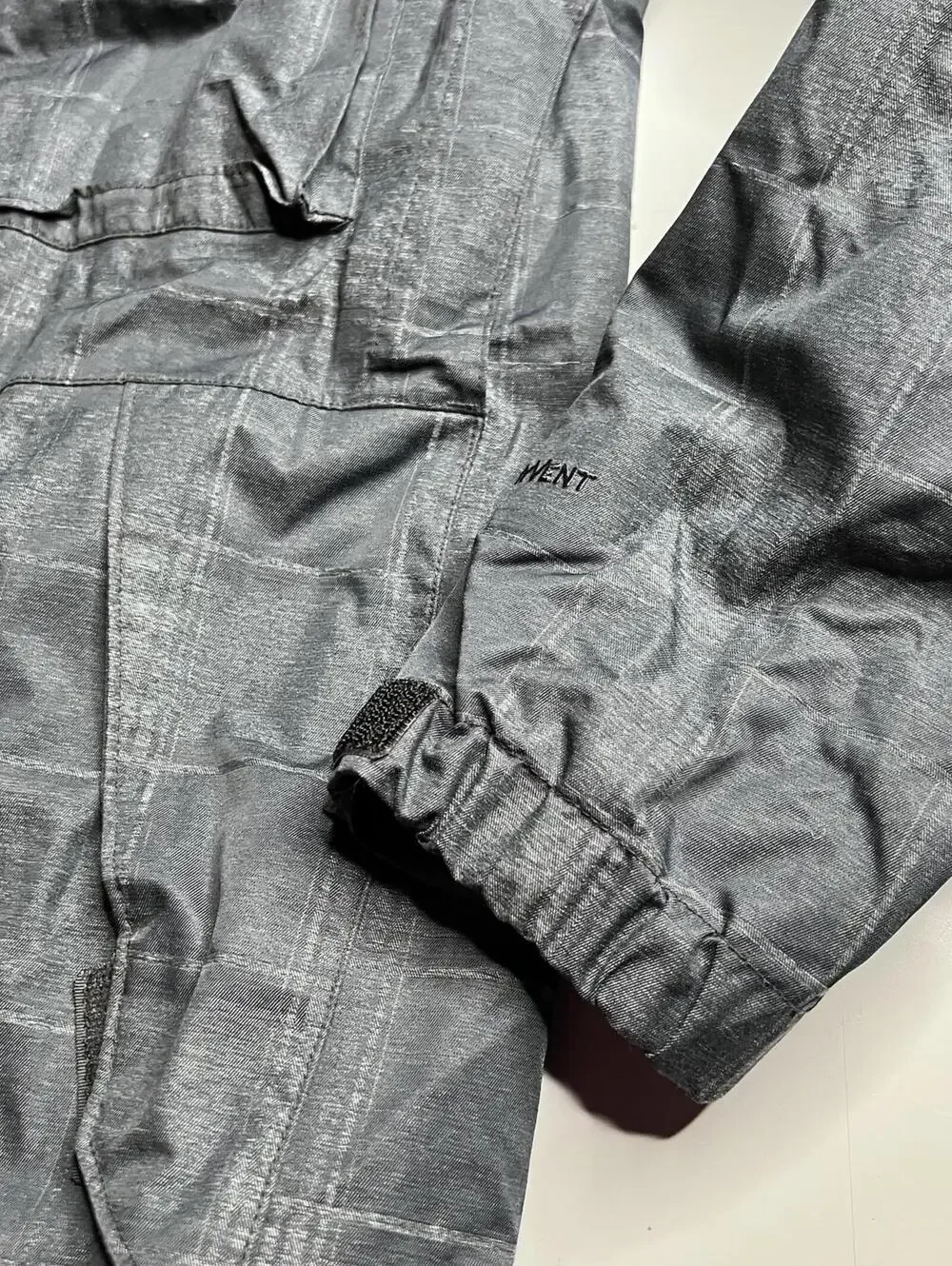 The North Face Jacket Mens Small‎ Gray HyVent Hooded Parka Insulated Winter